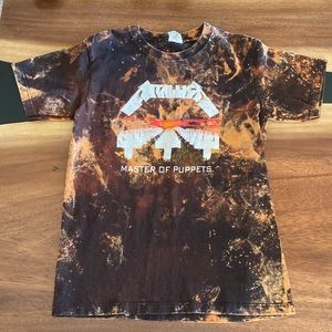 Bleached Metallica unisex tee
